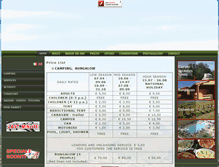Tablet Screenshot of campeggioildrago.it